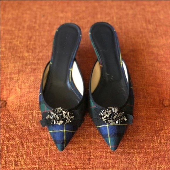 J.Crew tartan kitten heels - Picture 2 of 8